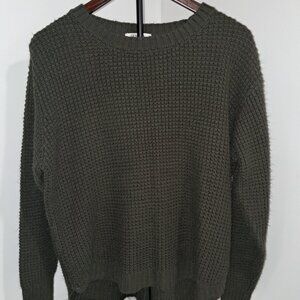 Zenana Womens Sz Large Green sweater